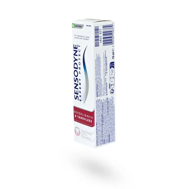 Sensodyne Expert Protect Sensibilité & Gencives 75 ml | Dentifrice fluor dents sensibles et soin gencives