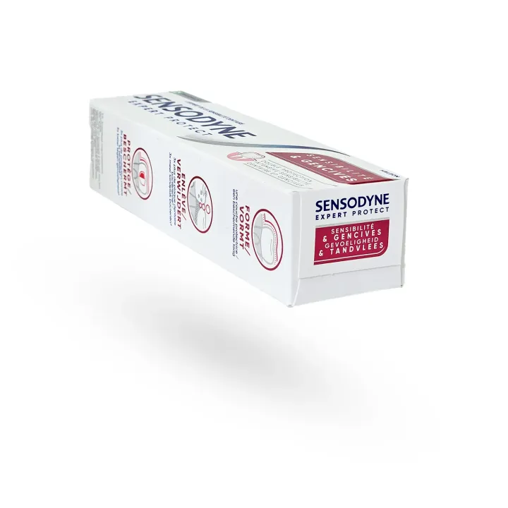 Sensodyne Expert Protect Sensibilité & Gencives 75 ml | Dentifrice fluor dents sensibles et soin gencives