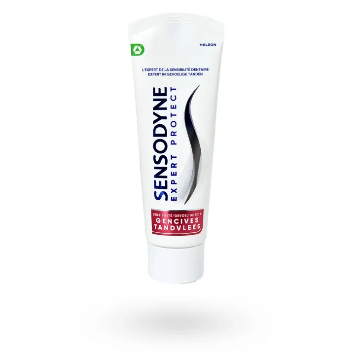 Sensodyne Expert Protect Sensibilité & Gencives 75 ml | Dentifrice fluor dents sensibles et soin gencives