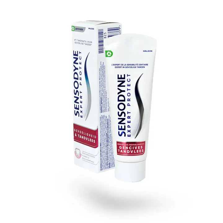Sensodyne Expert Protect Sensibilité & Gencives 75 ml | Dentifrice fluor dents sensibles et soin gencives