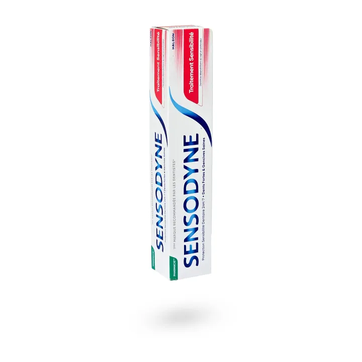 Sensodyne Traitement Sensibilité Dentaire 75 ml ou lot de 2 | Dentifrice dents sensibles fluor