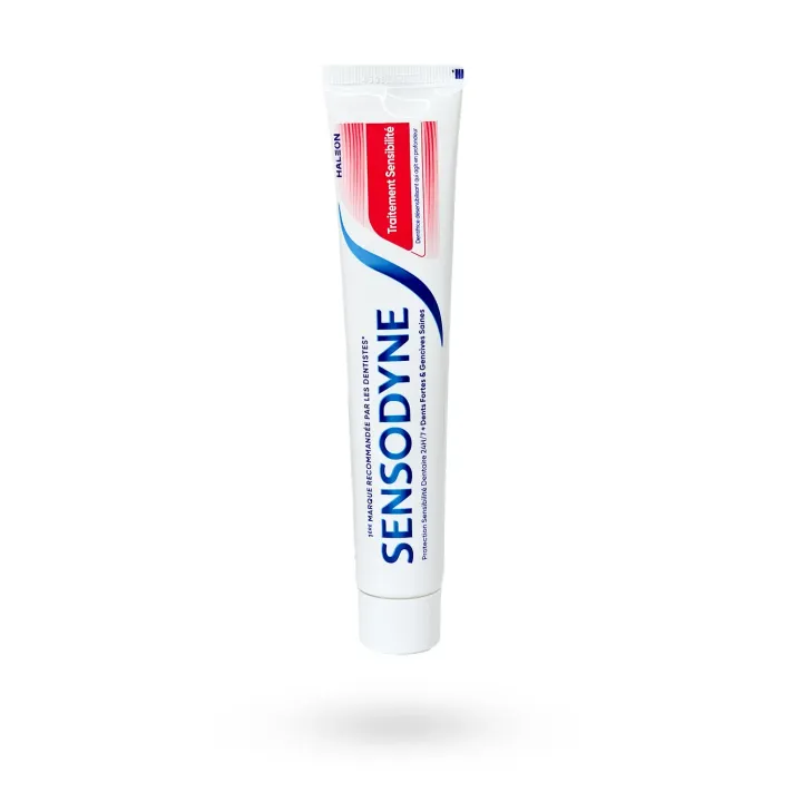 Sensodyne Traitement Sensibilité Dentaire 75 ml ou lot de 2 | Dentifrice dents sensibles fluor