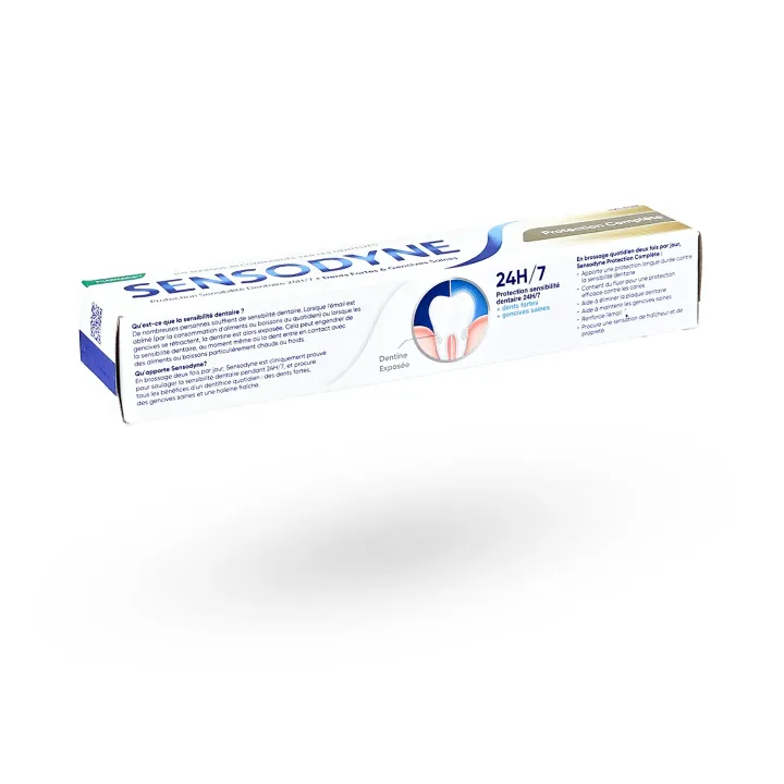 Sensodyne Protection Complète Sensibilité Dentaire 75 ml ou lot de 2 | Dentifrice fluor dents sensibles