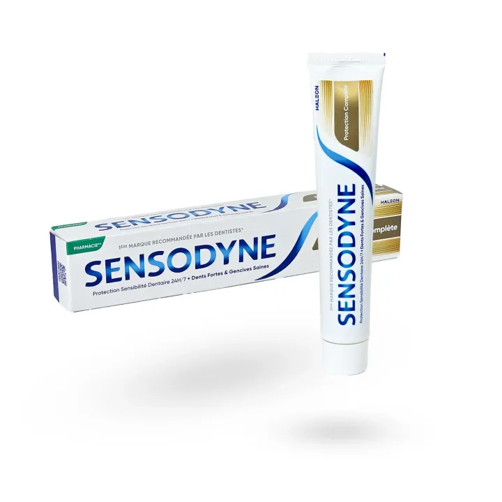 Sensodyne Protection Complète Sensibilité Dentaire 75 ml ou lot de 2 | Dentifrice fluor dents sensibles