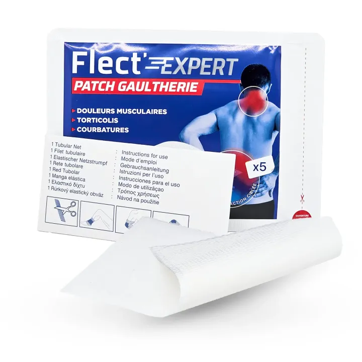Flect’Expert Patch Gaulthérie Effet Froid/Chaud | Soulagement Douleurs Musculaires