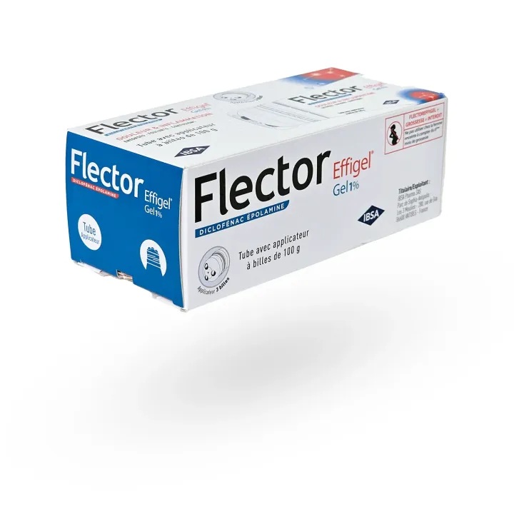 Flector Effigel 1 % anti-inflammatoire Diclofénac 100 g | Pharmacie en ligne