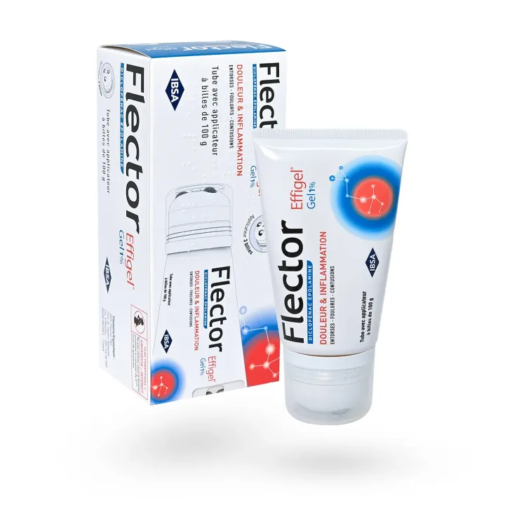 Flector Effigel 1 % anti-inflammatoire Diclofénac 100 g | Pharmacie en ligne