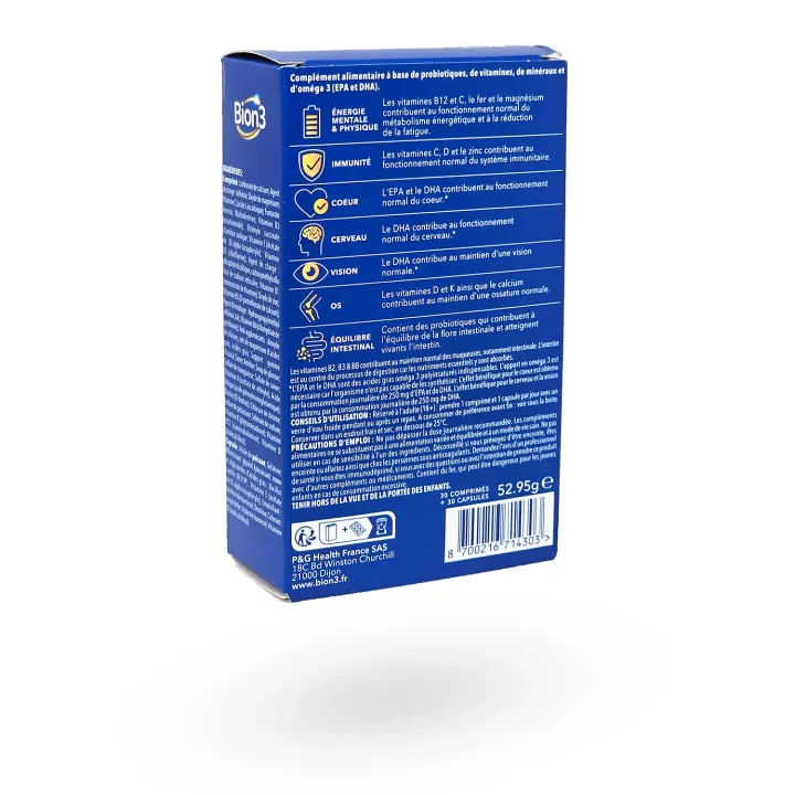 Bion Multi & Oméga 3 – Cœur, cerveau, vision & immunité | Pharmacie en ligne