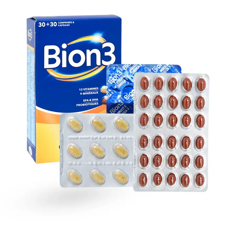 Bion Multi & Oméga 3 – Cœur, cerveau, vision & immunité | Pharmacie en ligne