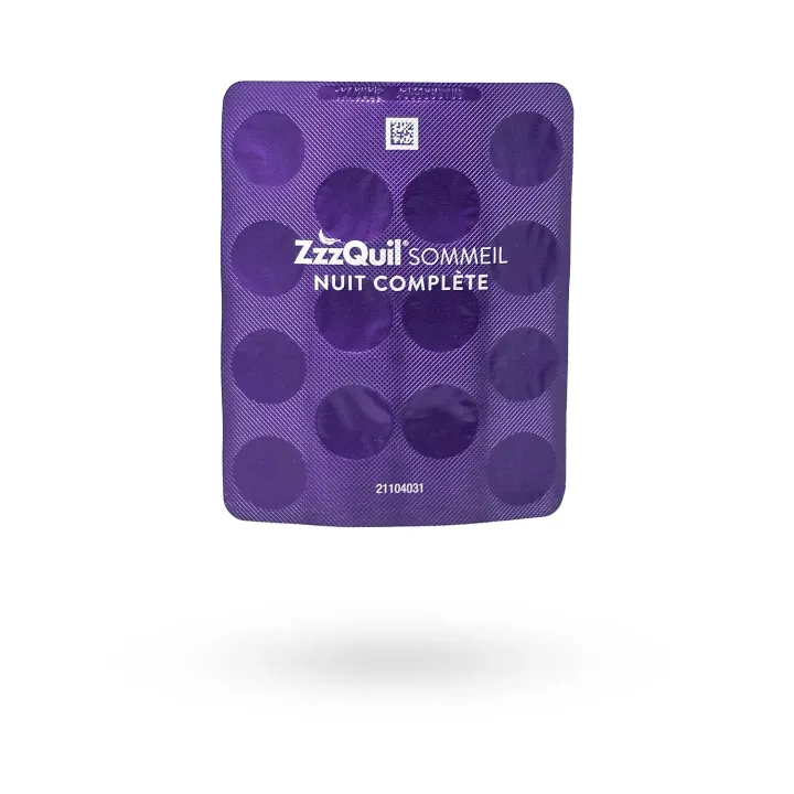 ZZZQuil Sommeil Nuit Complète | Mélatonine & Plantes pour un sommeil réparateur