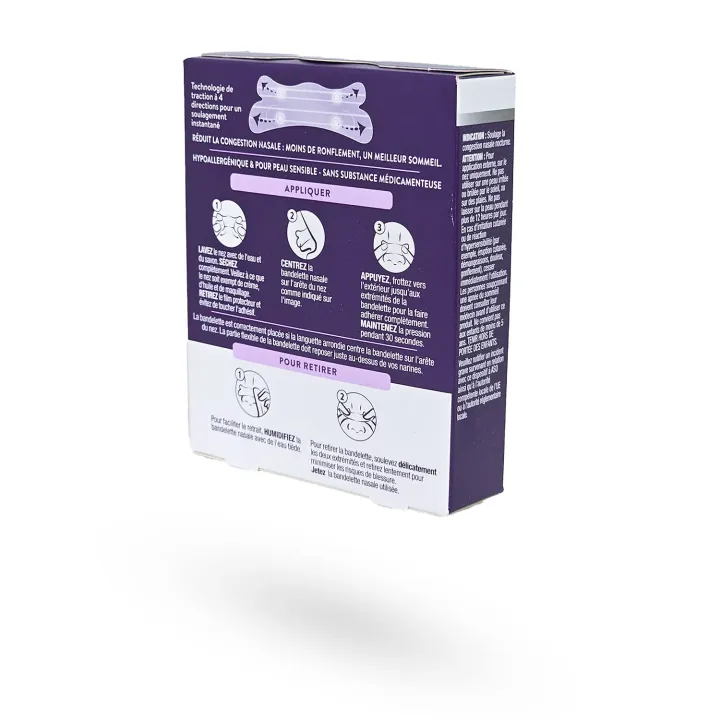 ZzzQuil Sommeil Bandelettes Nasales – Anti-ronflement | Pharmacie en ligne