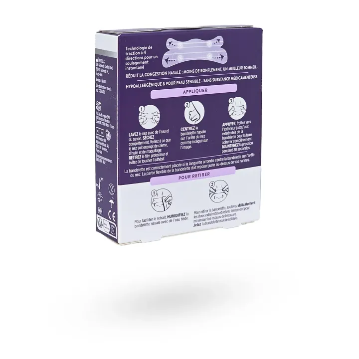 ZzzQuil Sommeil Bandelettes Nasales – Anti-ronflement | Pharmacie en ligne