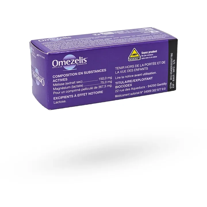 Omezelis 120 comprimés – Nervosité & troubles du sommeil | Pharmacie en ligne