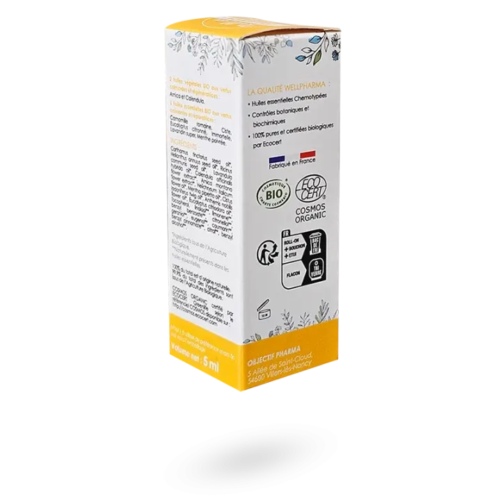 Roll-on SOS Arnica huiles essentielles BIO Wellpharma 5 ml | Pharmacie en ligne