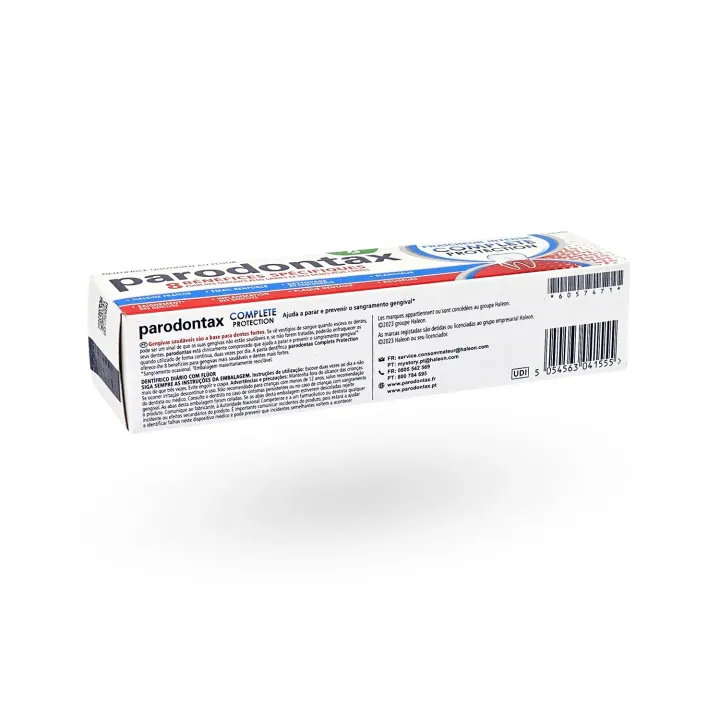 Dentifrice Parodontax Complete Protection fraîcheur intense – 8 bénéfices pour gencives sensibles | Pharmacie en ligne