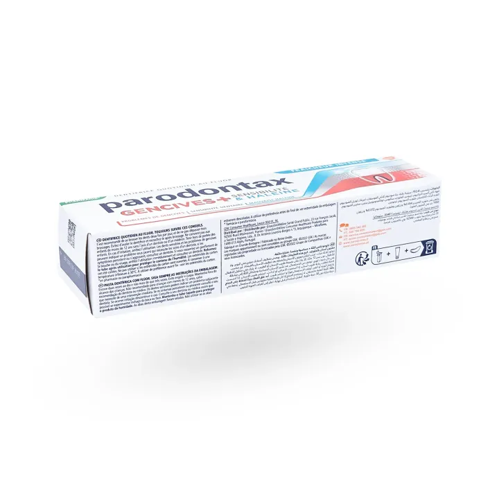 Dentifrice Parodontax Gencives + Sensibilité & Haleine fraîcheur intense 75 ml | Pharmacie en ligne