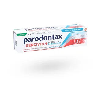 Parodontax Gencives + sensibilité & haleine dentifrice fraîcheur intense 75 ml