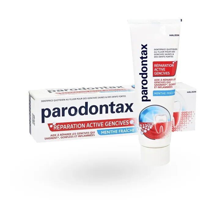 Parodontax Réparation active gencives 75 ml – Dentifrice menthe fraîche | Pharmacie en ligne