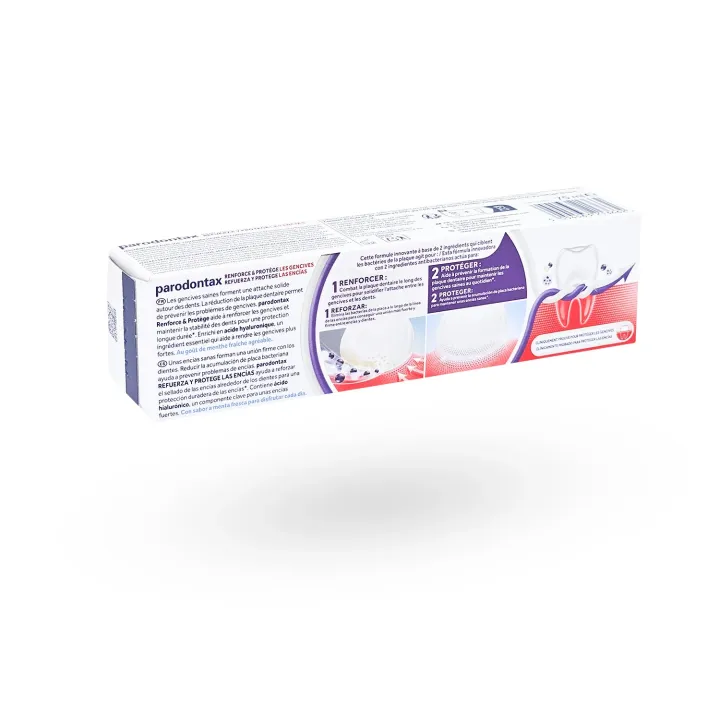 Parodontax Renforce & Protège 75 ml – Dentifrice à l’acide hyaluronique | Pharmacie en ligne