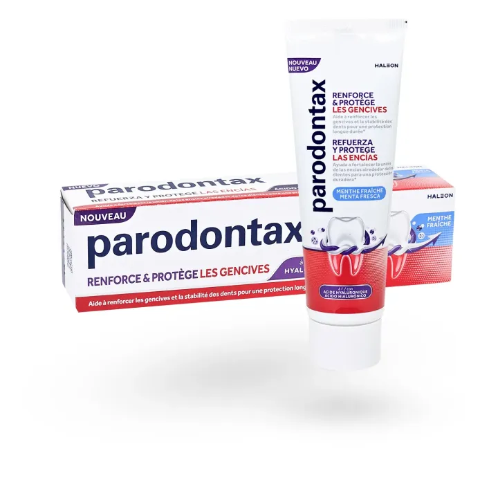 Parodontax Renforce & Protège 75 ml – Dentifrice à l’acide hyaluronique | Pharmacie en ligne