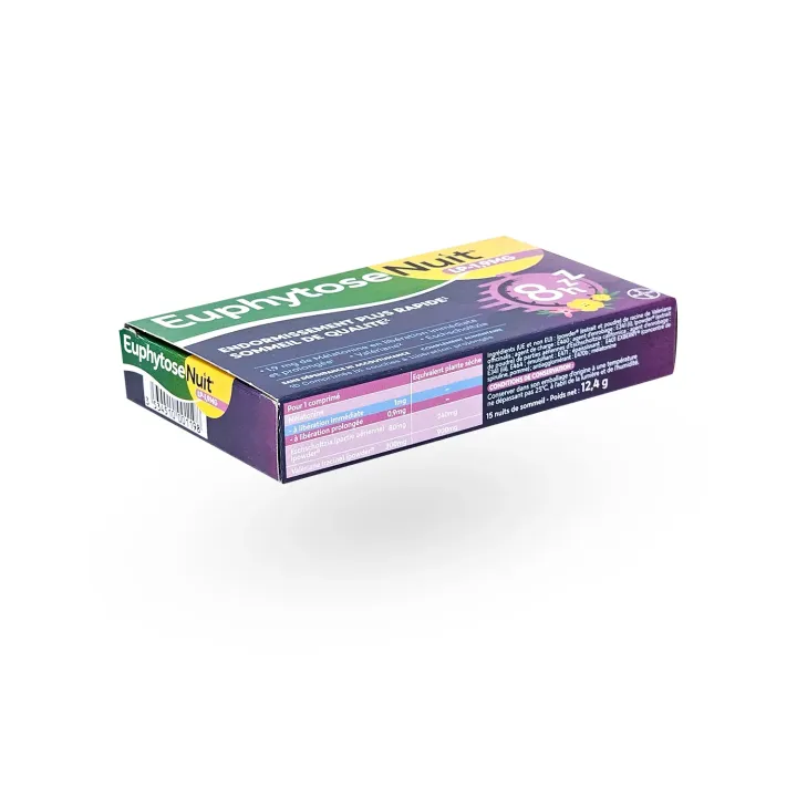 Euphytose Nuit LP-1,9 mg 15 ou 30 comprimés | Pharmacie en ligne
