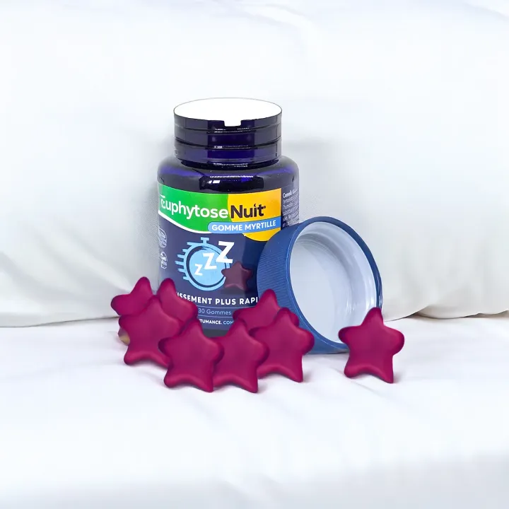 Euphytose Nuit Myrtille 30 gommes – Mélatonine 1 mg | Pharmacie en ligne