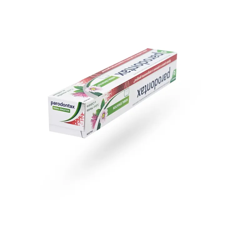 Dentifrice Parodontax Herbal Sensation Menthe Mélisse 75 ml – Gencives sensibles