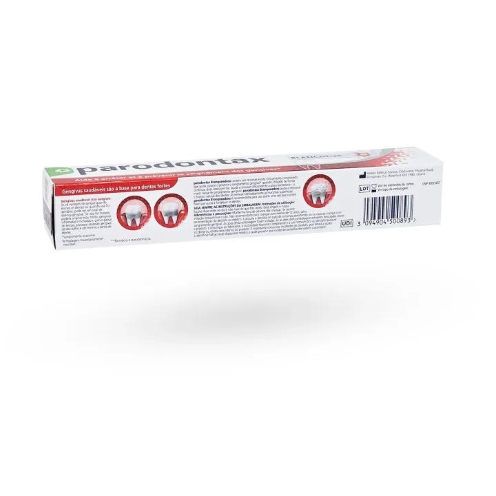 Dentifrice Parodontax Blancheur 75 ml – Gencives sensibles et dents blanches