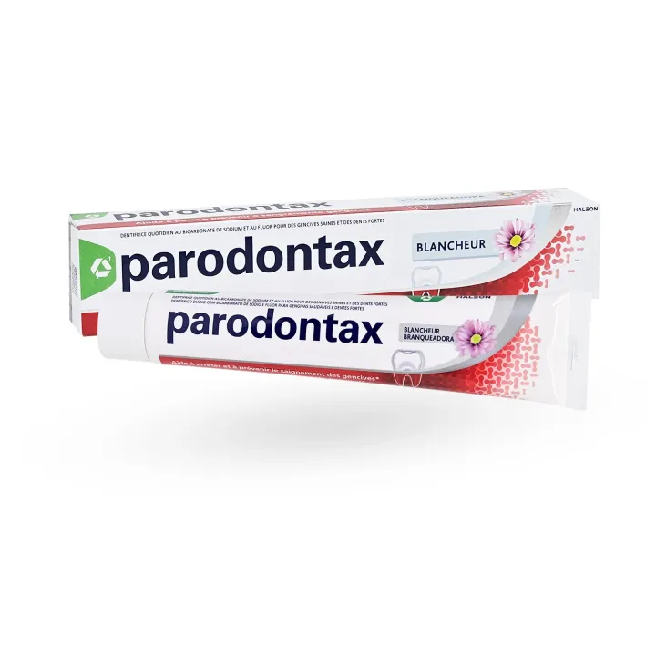 Dentifrice Parodontax Blancheur 75 ml – Gencives sensibles et dents blanches