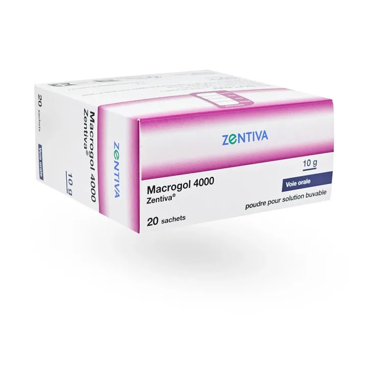 Macrogol 4000 Zentiva 10 g – Laxatif osmotique constipation | Pharmacie en ligne