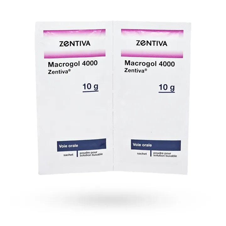 Macrogol 4000 Zentiva 10 g – Laxatif osmotique constipation | Pharmacie en ligne