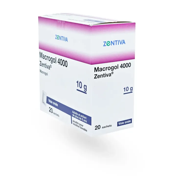 Macrogol 4000 Zentiva 10 g – Laxatif osmotique constipation | Pharmacie en ligne