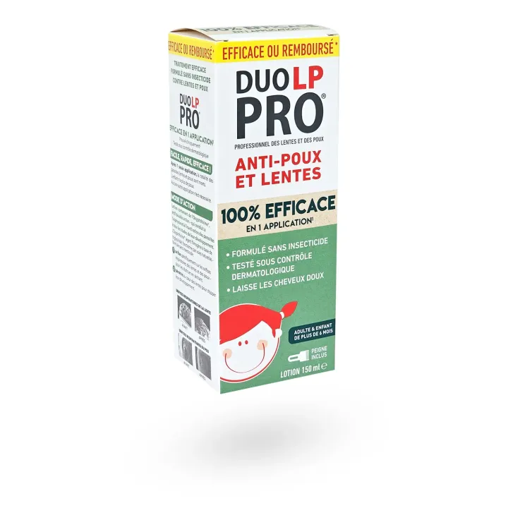 Duo LP PRO lotion anti-poux & lentes 150 ml + peigne