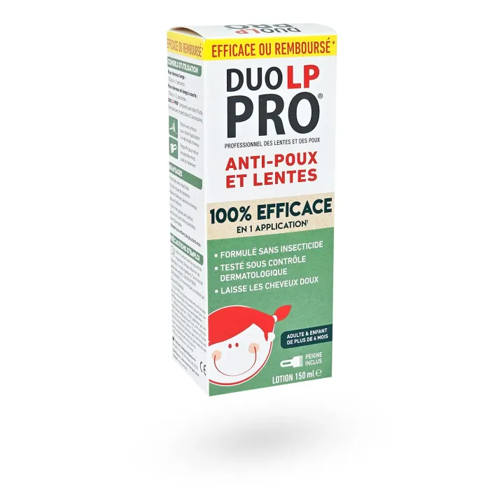 Duo LP PRO Lotion Anti-Poux & Lentes 150 ml + Peigne | Pharmacie en ligne