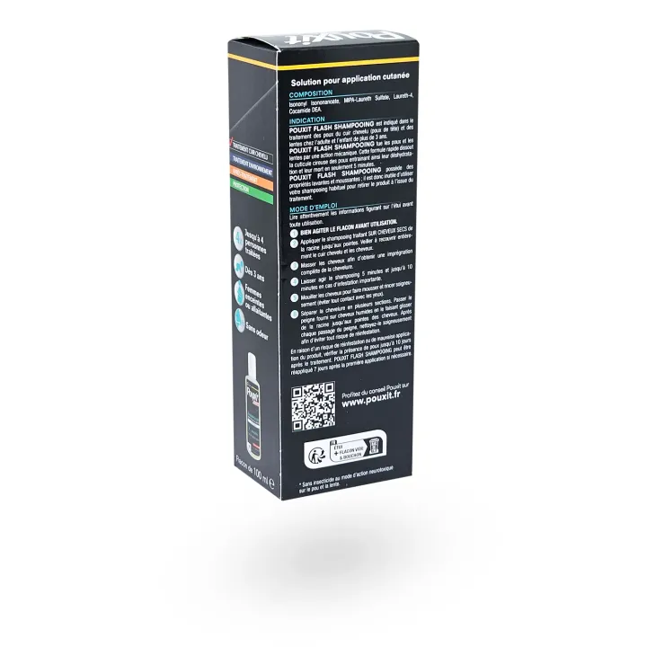 Pouxit Flash Shampooing Anti-Poux & Lentes 100 ml + peigne | Pharmacie en ligne