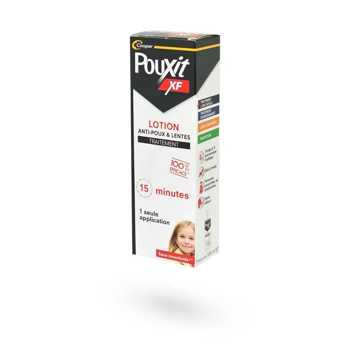 Pouxit XF Lotion Anti-Poux & Lentes 100 ml - Traitement 15 minutes | Pharmacie en ligne
