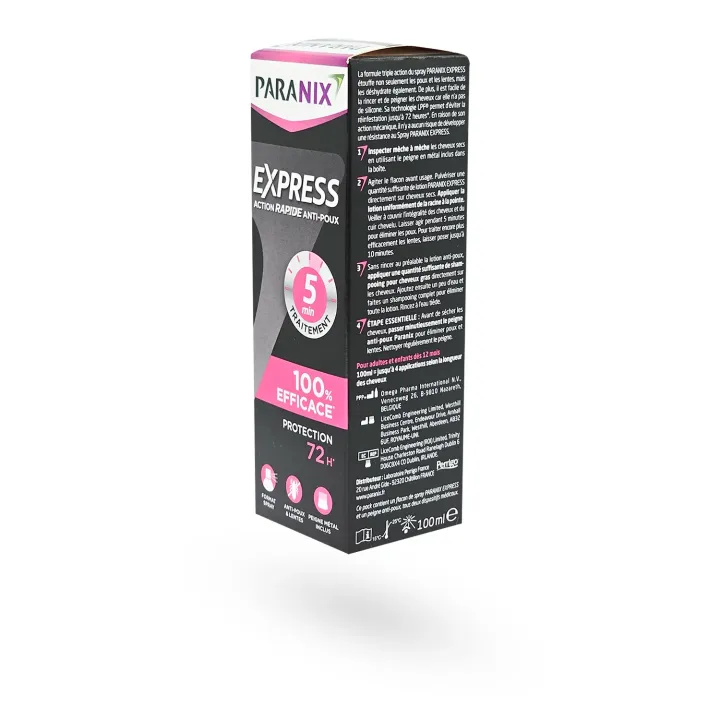 Paranix Express Spray Anti-Poux 100 ml | Pharmacie en ligne