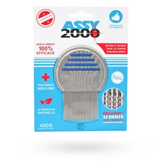 Assy 2000 peigne anti-poux et lentes - Medivision