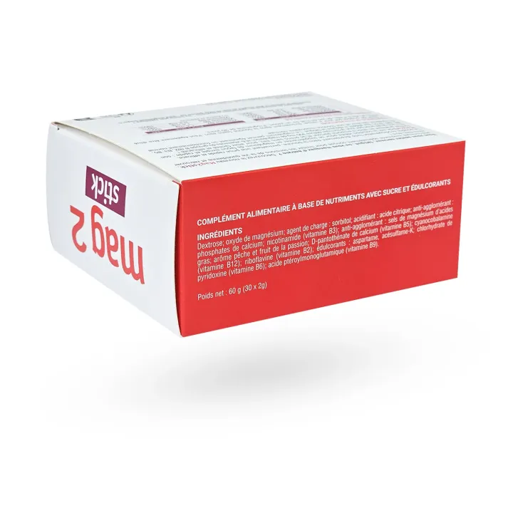 Mag 2 Stick Magnésium 300 mg 30 sticks - Fatigue et nervosité | Pharmacie en ligne