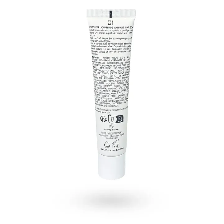 Aquafluide matifiant SPF 50+ Dexeclear Dexeryl – Soin matifiant | Pharmacie en ligne