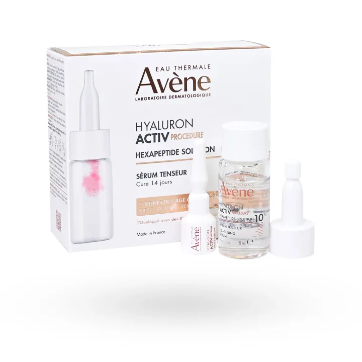 Avène Hyaluron Activ PROCEDURE Hexapeptide Solution 10% | Sérum tenseur anti-âge 14 jours