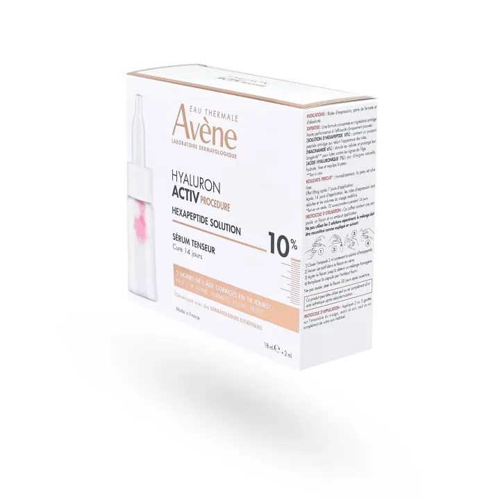 Avène Hyaluron Activ PROCEDURE Hexapeptide Solution 10% | Sérum tenseur anti-âge 14 jours