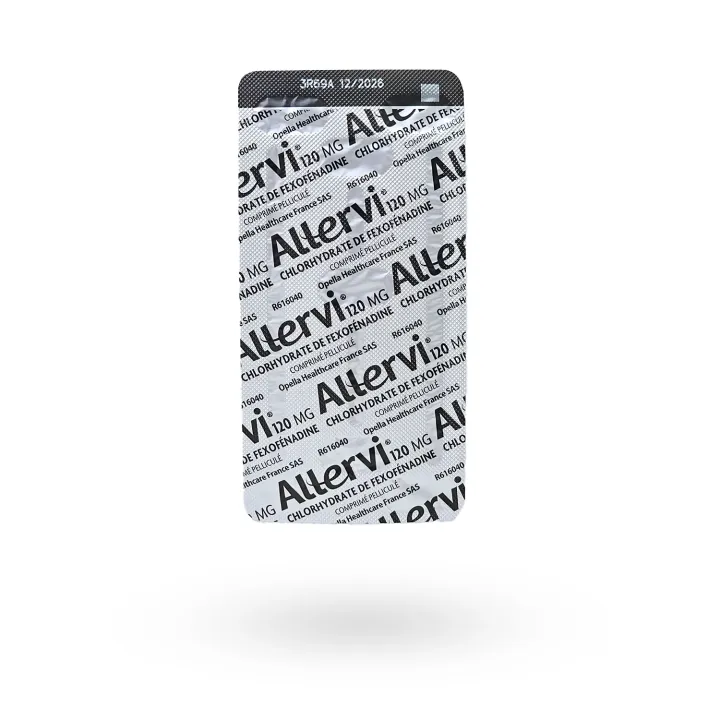 Allervi 120 mg – Rhinites allergiques saisonnières 7 comprimés | Pharmacie en ligne