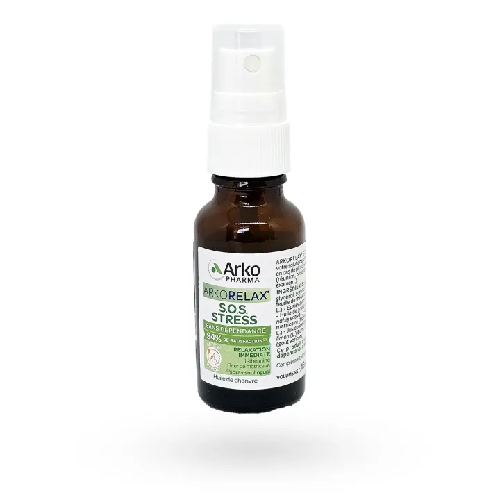 Arkorelax SOS Stress Spray 15 ml Arkopharma – Anti-stress naturel et rapide