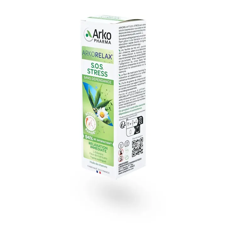 Arkorelax SOS Stress Spray 15 ml Arkopharma – Anti-stress naturel et rapide