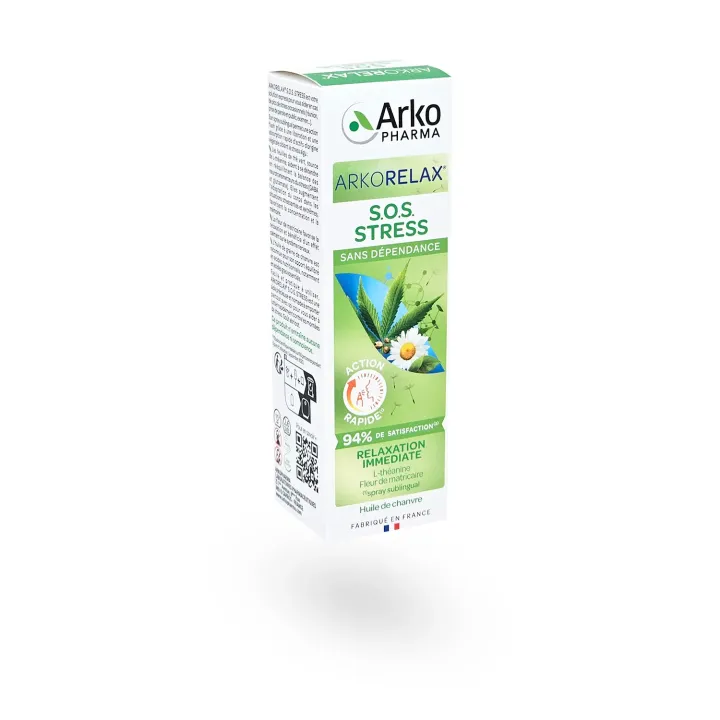 Arkorelax SOS Stress Spray 15 ml Arkopharma – Anti-stress naturel et rapide