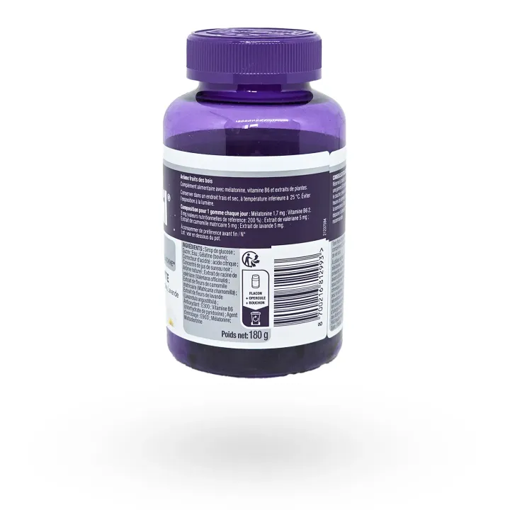 ZzzQuil sommeil FORT mélatonine 1,7 mg 60 gommes fruits des bois | Pharmacie en ligne