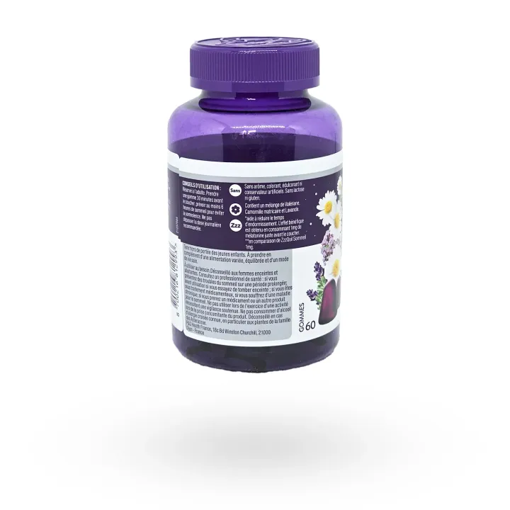 ZzzQuil sommeil FORT mélatonine 1,7 mg 60 gommes fruits des bois | Pharmacie en ligne