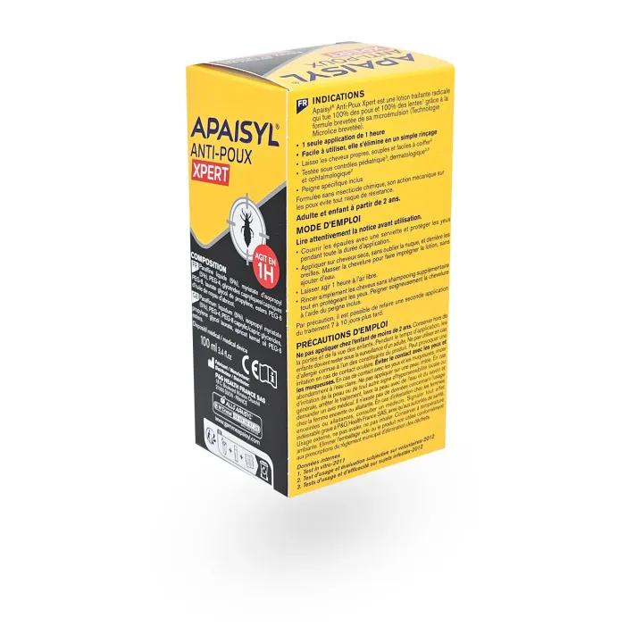 Apaisyl Xpert lotion anti-poux 100% radical lotion + peigne | Pharmacie en ligne