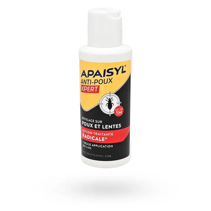 Apaisyl Xpert lotion anti-poux 100% radical lotion + peigne | Pharmacie en ligne